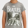 Toddler Boys' The Beatles Short Sleeve T-Shirt - Gray - 2 of 4