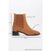 Neiva Cognac Brown Suede Leather Chelsea Boot (Women) | Forever & Always Shoes - 4 of 4