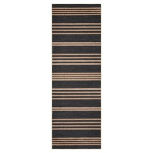 Modern Washable Living Room Rugs, Non Slip Stripped Lines Print Bedroom Carpet, Indoor Stain Resistant Floor Rugs for Dining Room Office - 1 of 4