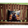 Tramull Halloween Throw Pillow, 14x14 Inch Indoor Outdoor Decorative Pet Theme Pillow - 4 of 4