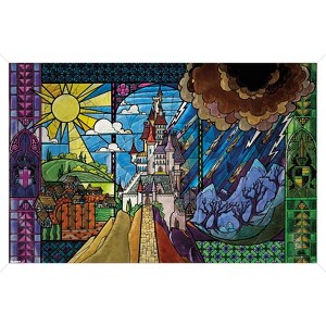 Trends International Disney Beauty and the Beast (1991) - Enchanted Castle Art Framed Wall Poster Prints - 1 of 4