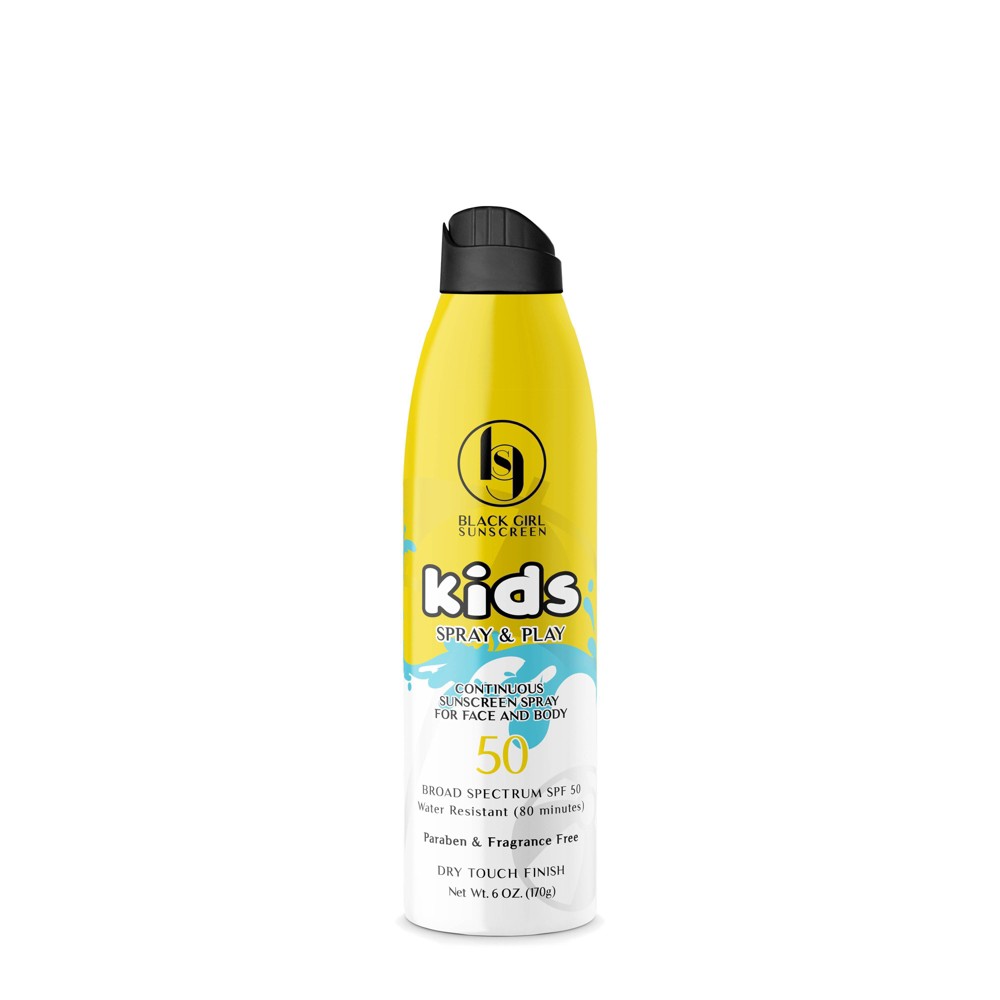Photos - Sun Skin Care Black Girl Sunscreen Kids' Spray & Play Sunscreen - SPF 50 - 6oz