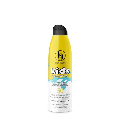 Black Girl Sunscreen Kids' Spray & Play Sunscreen - Spf 50 - 6oz