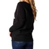 Women's Shimmering Sequin Dolman Sweater - Double Take - 3 of 4