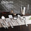 Attop Premium Set of 10 Stainless Steel Kitchen Tool Set with Holder Easy To Clean, Space Saving, Great for Cooking, Baking, Prepping - 2 of 4