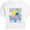 Women's - Lilo and Stitch - Stitch Food Kawaii Cropped Graphic T-Shirt - 2 of 4