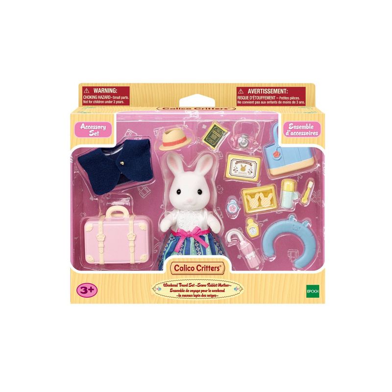 Calico Critters Weekend Travel Set Snow Rabbit Mother, 3 of 5