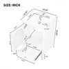 VYNXARIA 20" Bathroom Vanity with Sink, Bathroom Cabinet with Soft Closing Glass Door, A Drawer, Black - 4 of 4