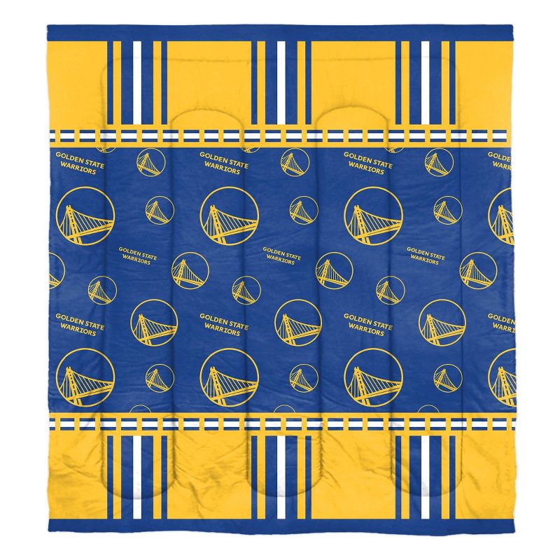 NBA Golden State Warriors Rotary Bed Set, 2 of 4