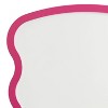 Kate & Laurel All Things Decor 24"X36" Holbrook Wavy Magnetic Dry Erase Board Pink - 3 of 4