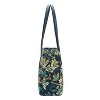 Signare USA William Morris Tree of Life Blue Shoulder Tote Bag - 2 of 4