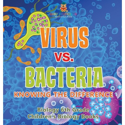 Virus vs. Bacteria - by  Baby Professor (Hardcover)