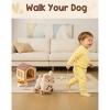 ROBOTIME Push And Pull Toys Pull Along Wooden Toy, Baby Push Walker, Toddler Toy, Pull Puppy Walking Toy, Baby Walker, Brown, 5.9"*4.88"*7.87" - 2 of 4