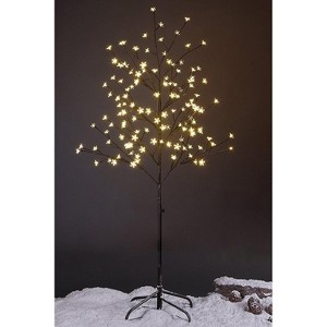 Perfect Holiday 4' Lighted Cherry Blossom Tree - 1 of 2