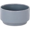 Cheung's Elegora Wide Round Straight Side Ceramic Pot - Large - Gray - 2 of 3