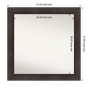 Amanti Art Sloped Non-Beveled Framed Bathroom Vanity Wall Mirror - 3 of 4