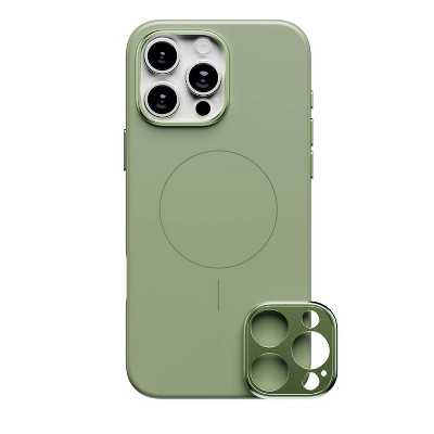 ohsnap! iPhone 16 Pro Max Snap Case MagSafe Durable - Crocodile Green