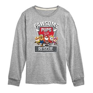 Boys' - Paw Patrol - Pawsome Pups To The Rescue Long Sleeve Graphic T-Shirt - 1 of 4