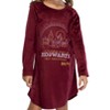 Harry Potter Nightgown I'd Rather Stay At Hogwarts This Christmas Girl's Pajamas - 3 of 3