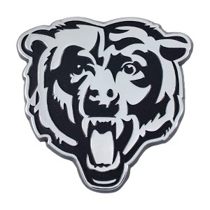 NFL Chicago Bears 3D Chrome Metal Emblem - 1 of 3