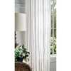 95"x 37" Martha Stewart 2pk Laguna Striped 95" Curtain Panel Gray - 2 of 4