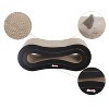 THE LICKER STORE Suvi Modern Cardboard Infinity 2-in-1 Lounge Bed Cat Scratcher with Catnip - 3 of 4