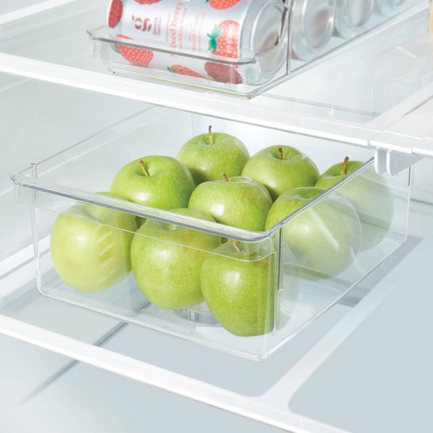 9x 10.5x 4 Wide Fridge & Pantry Bin Clear - Brightroom™