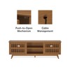 Plank+Beam Mid Century Modern Solid Wood TV Stand with 2 Doors - 3 of 4