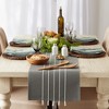 Design Imports Stripe Tassel Table Runner - 4 of 4