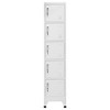 VidaXL Locker Cabinet Light Gray 15 in.x15.7 in.x70.9 in. Steel - 2 of 4