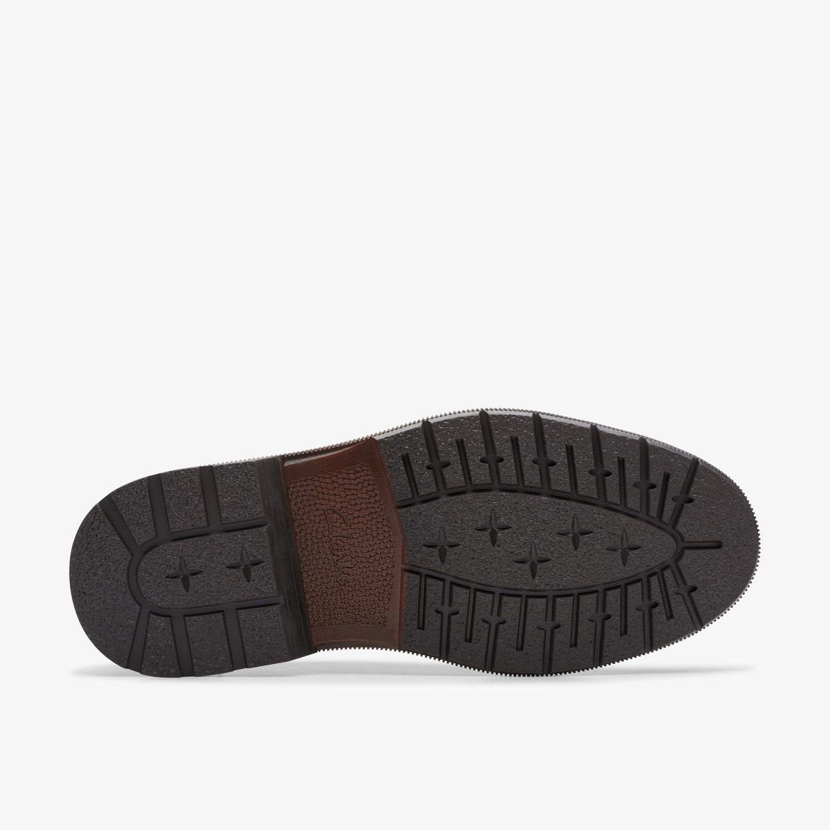Clarks Mens Burchill Derby Beeswax Leather Shoes - thumbnail 3