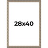 PosterPalooza | Ornate Silver Picture Frame - UV Acrylic, Foam Board Backing, Hanging Hardware - 2 of 4