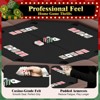 8-Player Octagon Poker Table – Foldable Brown Casino Table with Cup Holders for Texas Holdem & Blackjack (Professional Home Game Equipment) - 3 of 4