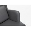 Ergonomic Rocking Chair with Lumbar Pillow and Ottoman for Nursery, Living Room, or Bedroom - 3 of 4
