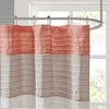 PAGED 72x72 Inch Shower Curtain Elegant Shower Curtain with Color Block Stitching Design for Bathroom, Machine Washable - 4 of 4