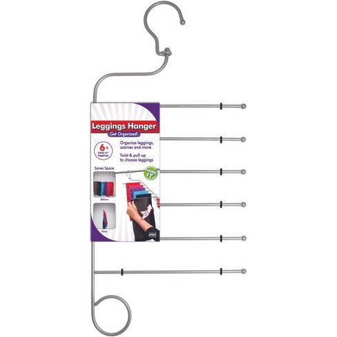 Elama Non Slip Hanger with U-slide in White and Black 50 Piece