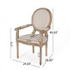 Set of 4 Judith French Country Wood Upholstered Dining Chairs - Christopher Knight Home - 4 of 4