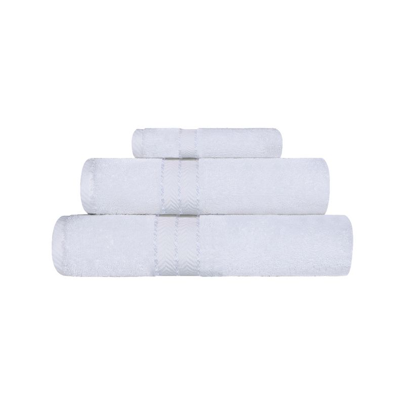 Premium Cotton Solid Plush Heavyweight Hotel Luxury Towel Set by Blue Nile Mills, 1 of 6