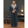 ADR Mens Robe, Fleece Hooded Bathrobe, Big and Tall Bath Robe for Men - 2 of 3