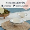 Portmeirion Potter's Brushstroke Oatmeal Bowl, Set of 4, Ideal for Porridge, Soup, Desserts, Durable Earthenware Bowls, Made in UK - Grey - 3 of 4