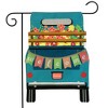 Springtime Pickup Burlap Garden Flag Welcome Floral 18" x 12.5" Briarwood Lane - 2 of 4