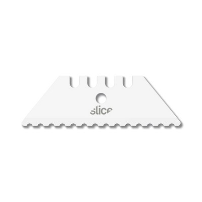 Slice 10523 Replacement Utility Blades - Serrated Edge - Finger-Friendly Micro Ceramic Safety Blade | Never Rusts - Pack of 2
