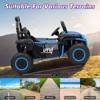2 Seater 24V Ride On Car,Electric Vehicle Utv Car for Kids,400W Motors Electric Truck with Remote - 3 of 4