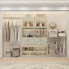 Aheaplus 20"-60" Closet System with Visualize Cabinet Door and Wooden Drawers - 2 of 4