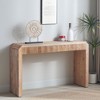 NicBex Modern Geometric L-Shaped Console Table,Entryway Table with Solid Wood Finish,Sofa Table for Living Room,Hallway,Entryway,Study - 2 of 4