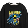 Boys' - Marvel - Wolverine Slash Long Sleeve Graphic T-Shirt - 2 of 4