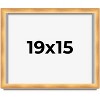 PosterPalooza | Minimalist Shadow Box Brown Picture Frame - UV Acrylic, Backing Board, Hanging Hardware - 2 of 4