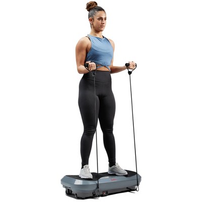 Sunny Health & Fitness 3D Vibration Plate Exercise Platform with Dual  Resistance Bands - Total Body Shaker Machine with 16 Speed Settings and 3  Vibration Modes – SF-VP822057 