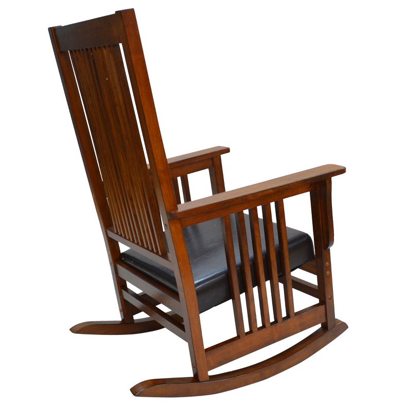 Thomas Mission Rocker - Chestnut - Carolina Chair and Table, 5 of 7