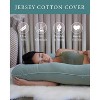 PharMeDoc Pregnancy Pillow, U-Shape Full Body Maternity Pillow, Jersey Cotton Cover - 4 of 4